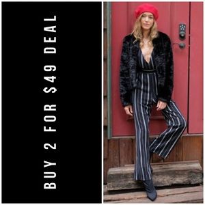 LAST2️⃣//PINSTRIPE JUMPSUIT